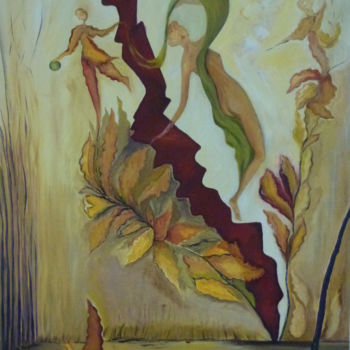 Pittura intitolato "Eva" da Marina Crisafio, Opera d'arte originale, Olio