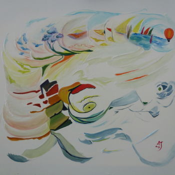 绘画 标题为“Pensieri in libertà” 由Marina Crisafio, 原创艺术品, 油