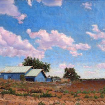 Картина под названием "West Texas Sky" - Tammy Odom, Подлинное произведение искусства, Пастель