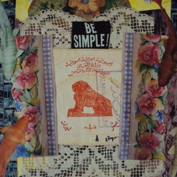 Dessin intitulée "BE SIMPLE !" par Katia Chojnacki, Œuvre d'art originale, Autre