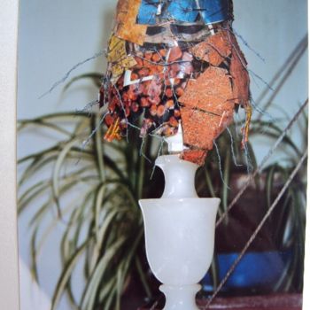 Sculpture intitulée "LAMPE" par Katia Chojnacki, Œuvre d'art originale
