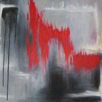 Painting titled "sans titre" by Alexandra Fort, Original Artwork, Oil