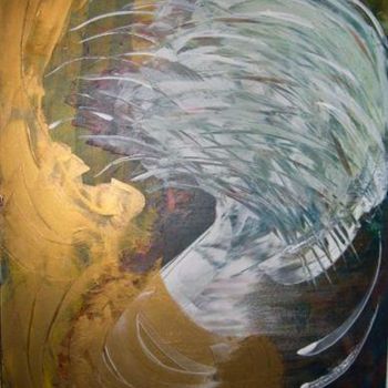 Painting titled "MisStral" by Corinne Deschamps, Original Artwork