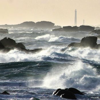 Fotografie mit dem Titel "phare-de-lile-vierg…" von Michel Stephan, Original-Kunstwerk