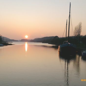 Photographie intitulée "Coucher de soleil -…" par Michel Stephan, Œuvre d'art originale