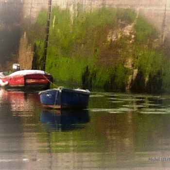 Photographie intitulée "quai vert au Tinduf…" par Michel Stephan, Œuvre d'art originale, Photographie numérique