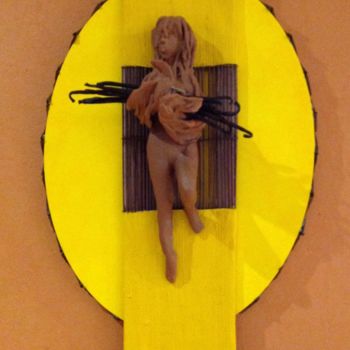 Escultura intitulada "" Miss Vanille "" por Ikala, Obras de arte originais