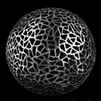 Sculpture intitulée "Atmo sphère" par Tef, Œuvre d'art originale, Métaux
