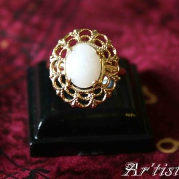 Artcraft titled "Bague ajustable pla…" by Ar'Tistic, Original Artwork, Jewelry