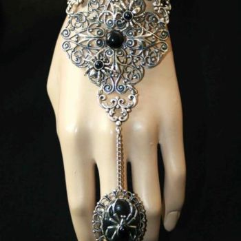 Artisanat intitulée "Bracelet Bague "Ara…" par Ar'Tistic, Œuvre d'art originale, Bijoux