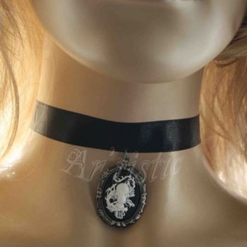 Artisanat intitulée "Superbe collier ras…" par Ar'Tistic, Œuvre d'art originale, Bijoux