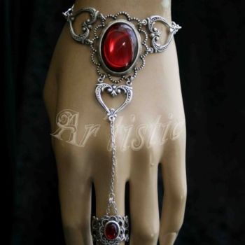 手工艺品 标题为“Bracelet-bague de S…” 由Ar'Tistic, 原创艺术品, 首饰