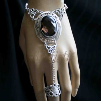 Artcraft titled "Bracelet bague "Smo…" by Ar'Tistic, Original Artwork, Jewelry