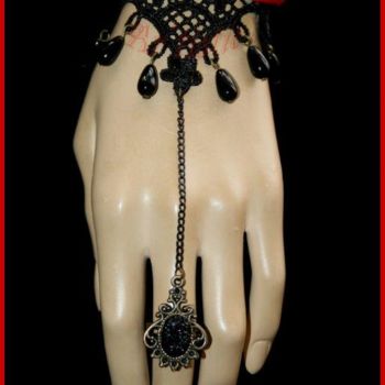 手工艺品 标题为“Bracelet-bague dent…” 由Ar'Tistic, 原创艺术品, 首饰