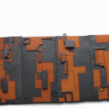 Design intitulée "Brick and black" par Vesna Todorovic, Œuvre d'art originale