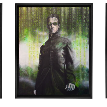 Pintura titulada "MATRIX : VICE ET VI…" por Artistikthanh, Obra de arte original, Acrílico