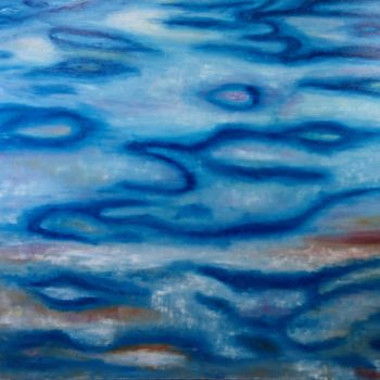 Malerei mit dem Titel "The ripple" von Anna Kruger, Original-Kunstwerk, Acryl