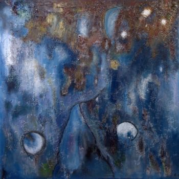 Pittura intitolato "The trance of time" da Anna Kruger, Opera d'arte originale, Acrilico