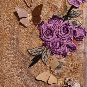 Pintura intitulada "Lilac In Flow" por Artist_nina Tsotoulidou Nina, Obras de arte originais, Acrílico