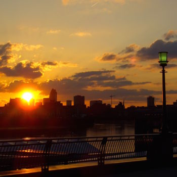 Photographie intitulée "London Sunset" par Nine, Œuvre d'art originale