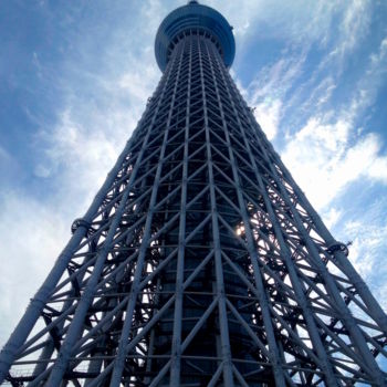 Fotografia intitolato "Tokyo Skytree" da Nine, Opera d'arte originale