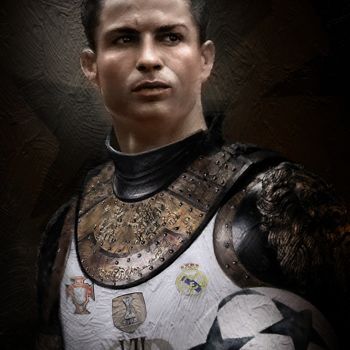 Digital Arts titled "Ronaldo" by Paul Gull, Original Artwork, 2D Digital Work