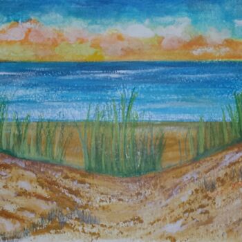 Painting titled "Summer is Back" by Artistry By Ajanta, Original Artwork, Watercolor
