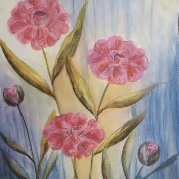 Peinture intitulée "Roses Weather The W…" par Artistry By Ajanta, Œuvre d'art originale, Aquarelle