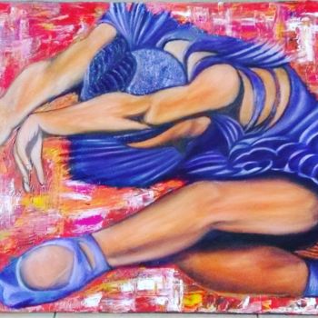 Malerei mit dem Titel "The Ballet Dance 1" von Tornadonez (Tornado), Original-Kunstwerk, Acryl