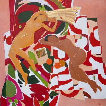 Peinture intitulée "у каждого свое лето" par Igor Khilko, Œuvre d'art originale, Acrylique