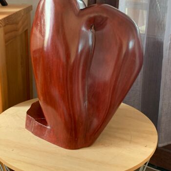 雕塑 标题为“tu tengu cara” 由Artkris, 原创艺术品, 木