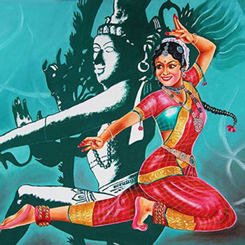 Bharatanatyam - Is A Classical Dance Fro, Painting by Ragunath Venkatraman  | Artmajeur