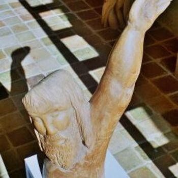 Escultura titulada "cloué de la main ga…" por Eric Le Ny, Obra de arte original