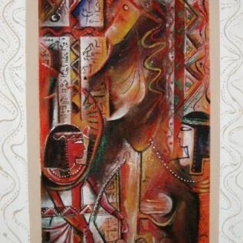 Painting titled "Esié binega" by Art'Lexis, Original Artwork