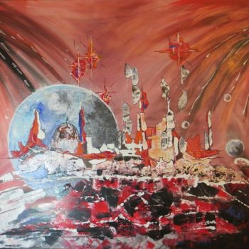 Pittura intitolato "fantasia" da Art'Liloured, Opera d'arte originale, Acrilico