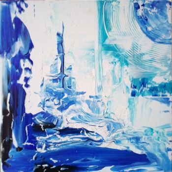 Peinture intitulée "Le Glacier" par Art'Liloured, Œuvre d'art originale, Acrylique