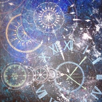 Painting titled "Espace-Temps   #art…" by Art'Liloured, Original Artwork, Acrylic