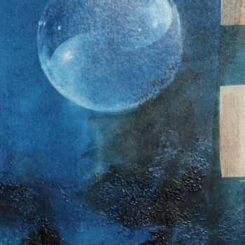 Pittura intitolato "Autre bulle" da M. C. Valentine, Opera d'arte originale