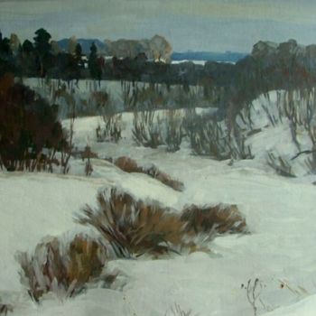 Картина под названием "Зима" - Marina Petrova-Richnyak, Подлинное произведение искусства