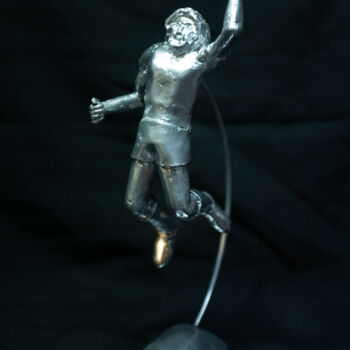 Sculpture titled "Рука Бога diego mar…" by Artmaster Gurban, Original Artwork, Metals