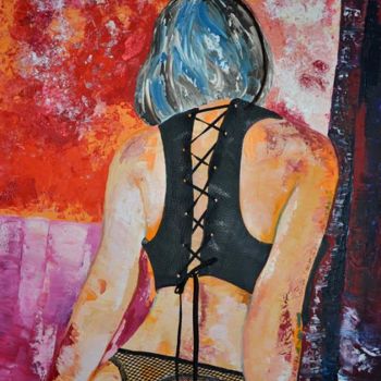 Painting titled "SO" by Michèle Defrenne, Original Artwork, Oil