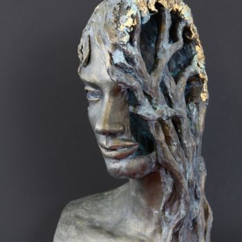 Sculpture intitulée "Organic Mind" par Mia Gardel, Œuvre d'art originale, Terre cuite