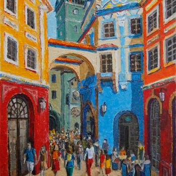Painting titled "Прага" by Mikael Simonyan, Original Artwork