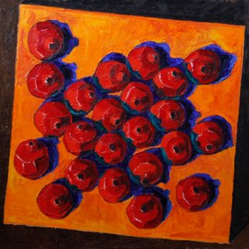 绘画 标题为“Pomegranate on the…” 由Mikael Simonyan, 原创艺术品