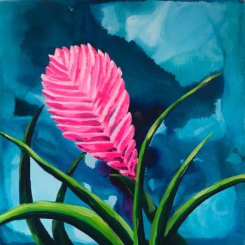 Painting titled "Tropics" by Artmmargo, Original Artwork, Acrylic