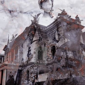 Digitale Kunst mit dem Titel "Opera Zurich" von Art Moé, Original-Kunstwerk, Fotomontage