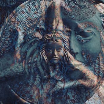 Digitale Kunst mit dem Titel "Ceres (Sizilia)" von Art Moé, Original-Kunstwerk, 2D digitale Arbeit Auf Aluminium montiert