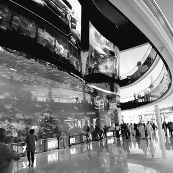 Photography titled "Dubai  Mall Aquarium" by Art Moé, Original Artwork, Digital Photography