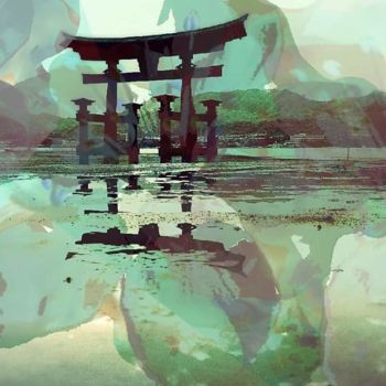 Arts numériques intitulée "Japan" par Art Moé, Œuvre d'art originale, Photo montage