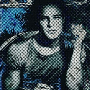 Digital Arts titled "Brando M." by Art Moé, Original Artwork, Digital Painting